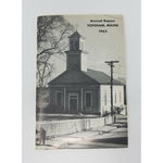 Annual Report Town Selectman of Topsham Maine 1963 Cumberland County Town Hall