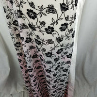 Vintage Silk Lace Kimono Wrap Maxi Robe Asian Womens S Sexy Frog Closure Ombre