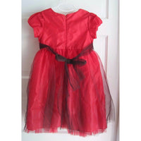 SweetHeartRose Satin Tulle Overlay Holiday Party Christmas Formal Dress Girls 6x