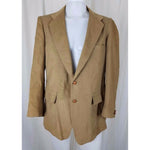 Vintage Napoleon Dynamite Style Camel Corduroy Sport Coat Blazer Jacket Mens 42