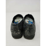 SoftWalk Grey's Anatomy Meredith Black Metallic Leather Clogs Shoes Womens 6.5 M