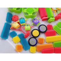 Bristle Blocks Prickly Preschool Toddler Building Blocks Toy Parents Brillo Face