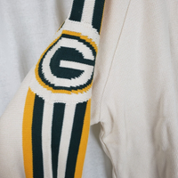 Vintage Green Bay Packers Tundra Canada Knit Turtleneck Sweater Mens XL Cotton