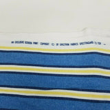 Spectrum Fabrics Spectragard Blue Striped Upholstery Fabric Vintage 1+ Yards