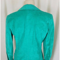 Samuel Roberts Peter Hatsi Androu Green Vegan Suede Brushed Dress Womens 10 USA