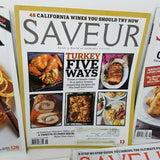 Saveur Magazine 2010 Lot of 5 Editions Issues 126 128 129 133 134 Cooking Food