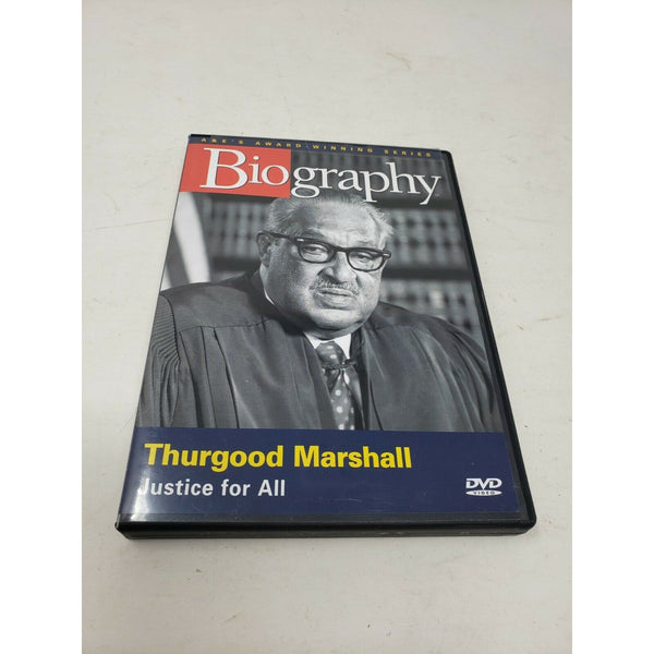 Biography Thurgood Marshall Justice For All DVD Educational Civil Rights Court