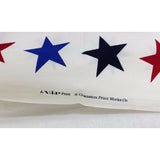 USA Stars and Stripes Print Applique COTTON Fabric Panel Patriotic 4th of July
