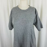 Anthropology DRA Los Angeles Wool Knit Sweater Dress Womens M Asymmetrical Gray