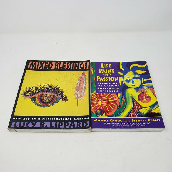Mixed Blessings + Life Paint & Passion Magic of Spontaneous Expression Books Lot