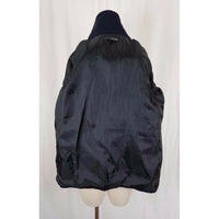 Jeong Gam Double Breasted Winter Wool Navy Peacoat Coat Womens XS S Slim Cut