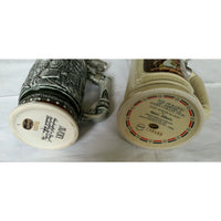 Numbered Avon Large Steins Trains Shipbuilders Ceramarte Brazil Engine Lot of 2