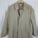 Silver Cloud Thermolite Insulated Placket Trench Coat Mens 40S Removable Liner