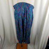 Vintage David Brooks Country Store Paisley Quilted Jacket Skirt Suit Womens 16