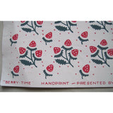 Vintage 1950 All Occasion Wrapping Paper Squares hand print Eleanor Finch Berry