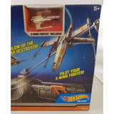 Star Wars Hot Wheels X-Wing Fighter Assault Galactic Battle Die-Cast Disney Set