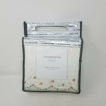 Vintage Liz Claiborne Home Avril Twin Sheet Set 100% Cotton 240 Thread Count