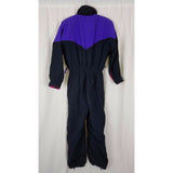Vintage 90s Eddie Bauer Neon Insulated One Piece Winter Ski Snowsuit Womens 12P