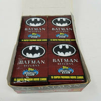 Batman Returns Super Premium Trading Cards Topps Movie Waxed Box 36 ct Sealed