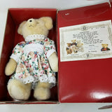 Bialosky Treasury Rosepetal Limited Edition Vintage Teddy Bear Stuffed Plush Toy