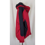 LL Bean Womens M Hooded Winter Snow Ski Snowboard Parka Jacket Red Thinsulate