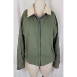 Mountain Hardwear Embroidered Floral Canvas Shearling Fleece Collar Womens sz M