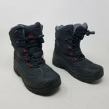 Columbia Waterproof 200 Grams Black Winter Snow Boots Kids 4 Omni-Heat Insulated