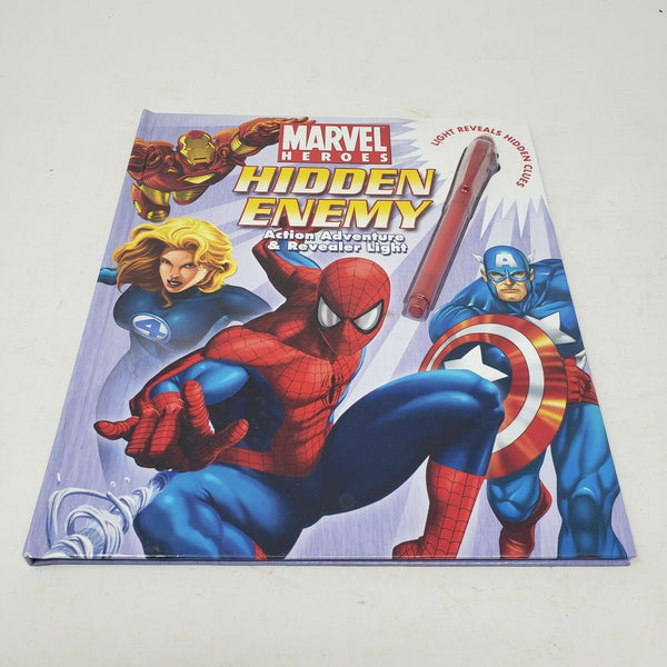 Marvel Heroes Hidden Enemy Storybook Action Adventure and Revealer Light Book