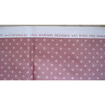 USA Margin Designs Birdseye Print Fabric 2.75 yards Dupont Teflon Screenprinted