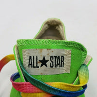 Converse All Star Pride Neon Lime Green Lo Tops Fashion Sneakers Shoes Womens 7