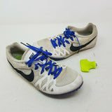 Nike Zoom Rival M Track & Field 806555-100 Blue/White Mens 10.5 Spikes Cleats XC