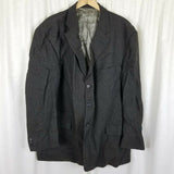 Vintage Talia Uomo 3 Button Wool Sportcoat Jacket Blazer Mens 50R Stuart Shaines