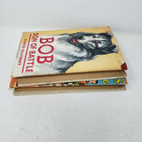 Vintage Hardcover Books Slim Evans and Horse Lightning Bob Son of Battle Lot 2