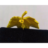 Orange Fall Maple Leaf Lapel Pin Brooch Safety Shiny Maine Souvenir USA Jewelry