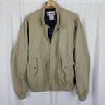 Vintage LL Bean Flannel Lined Harrington Golf Bomber Jacket Windbreaker Mens M