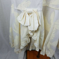 Hilo Hattie Vintage 80s Hawaiian Wedding Dress Luau Womens 12 Ivory Cream Formal