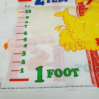 Princess Fabrics Sesame Street Fabric Growth Chart Panels Vintage Muppets 503