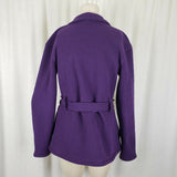 The North Face Wrap Belted Shawl Collar Jersey Knit Sweatshirt Jacket Womens M