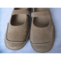 Rockports Seaview Cashew Putty Mastic Suede Mary Janes Gum Shoes Womens 6 NOS
