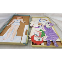 Lot of 2 Lillian Vernon LVC 1988 Baby Doll Size Oversized Paper Dolls Kit LV4387