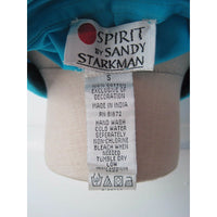 Spirit by Sandy Starkman Long Sleeve Button Shirt Artsy Embellished Womens S QVC
