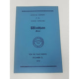 Annual Report Town Officers of Windham Maine December 1 1972 Cumberland County