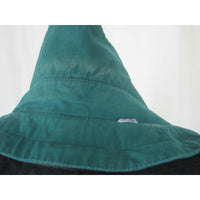 London Fog Towne Cape Top Wool Lined Cinch Waist Spy Trench Coat Womens 12 Green