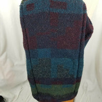 Johnson Woolen Mills Southwestern Wool Blanket Shoulder Tote Bag Purse Satchel