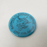 Vintage 90s Hardwick VT Fiddlers Contest Pin Pinback Badge Button 11th Annual 92