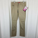 Dickies Girl 5 Pocket Classic Skinny Khakis Pants Womens Juniors 11 Tan Work