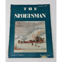 1928 THE SPORTSMAN ILLUSTRATED Vintage Advertisements Cars Hunting Sports Dec