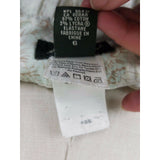 Eddie Bauer Stretch Lightweight Summer Cotton Floral Skirt Womens 6 Knee Length