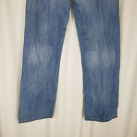 Slade Wilder Button Fly Thornton Classic Straight Blue Jeans Denim Mens 30x30