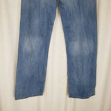 Slade Wilder Button Fly Thornton Classic Straight Blue Jeans Denim Mens 30x30